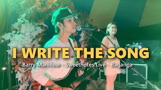 I WRITE THE SONG  Barry Manillow  Sweetnotes Live [upl. by Holland]