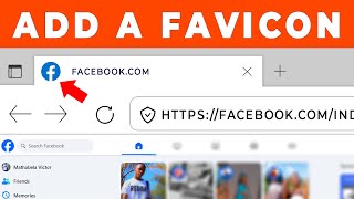 How to Add Favicon to Your HTML Website 💙  Custom Favicon Tutorial [upl. by Ykcul]