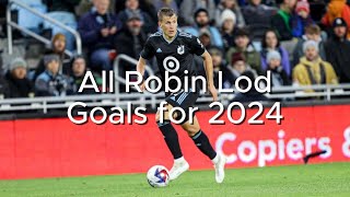 Every ROBIN LOD Goal from 2024  MLS Minnesota United FC [upl. by Lizbeth]