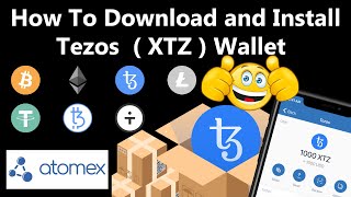 How To Download and Install Tezos  XTZ  Wallet  Crypto Wallets Info [upl. by Scherman]