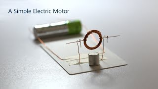 HOW TO BUILD A SIMPLE ELECTRIC MOTOR [upl. by Floeter]