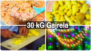 30 kg gajrela bnaya  bhai ne adrak or gajjar katne mai q help ki [upl. by Ellehs]