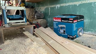 UNBOXING AND REVIEW MAKITA PLANER THICKNESSER  2012NB [upl. by Saxon28]