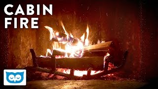 Relaxing Cabin Fireplace  Crackling Fire Sounds for Sleeping and Relaxation [upl. by Madlin]