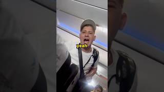 Drunk Guy Challenges Boxer on Plane [upl. by Attennhoj]