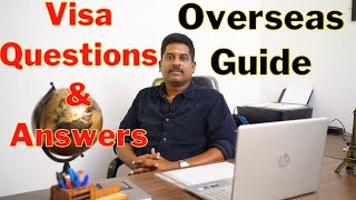 Visa Doubts Questions amp Answers Explained in Tamil  Phoenix Overseas Guide [upl. by Hooke]