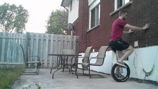 How to Ride a Unicycle Backwards Riding [upl. by Ayel]