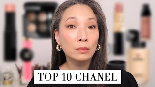 TOP 10 CHANEL BEAUTY FAVORITES [upl. by Dalia790]