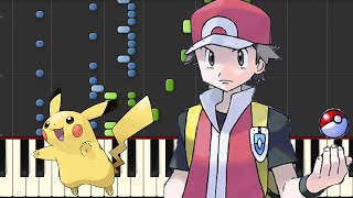 戦闘！レッド 【ポケモン金銀】戦闘！チャンピオン【Synthesia】 ワタル レッド ラストバトル BGM ピアノアレンジ 【高音質】 Champion Battle Theme 【Pokémon】 [upl. by Aitsirk]