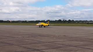 Folland Gnat is go Full power take off from behind [upl. by Ralyks]