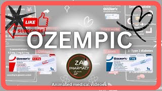 Ozempic injection  uses dosage amp side effects [upl. by Pia]