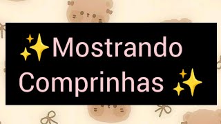 mostrando minhas comprinhas ✨💜 [upl. by Tebazile]