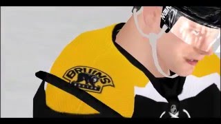 NHL 2004 Rebuilt 2016 Boston Bruins vs Philadelphia Flyers [upl. by Finstad]