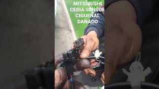 MITSUBISHI CEDIA 4G15 GDI SENSOR CIGUEÑAL DAÑADO MAL INSTALADO CORRECION CHORRILLOS 956597561 [upl. by Franzoni]