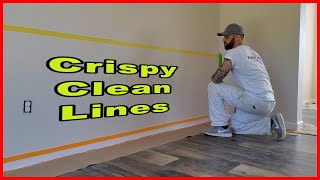 How To Paint Straight Lines And Stripes On Walls [upl. by Frida]