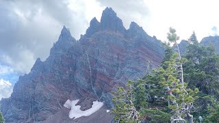 Pacific Crest Trail 2024 Elk lake to Big lake  Volcanic landscapes and Three Finger Jack [upl. by Asiralc]