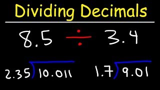 Dividing Decimals  Not So Easy [upl. by Dranyam472]