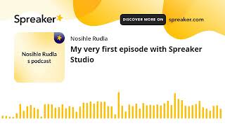 My very first episode with Spreaker Studio made with Spreaker [upl. by Hoem]