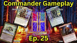 Commander Gameplay Ep25 Torbran Burn v Omo Slivers v Obeka end turn v Cromat Mutate MTG EDH [upl. by Duvall]