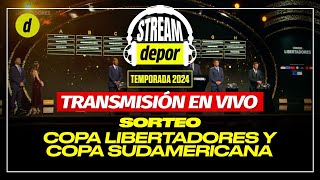 SORTEO DE LA COPA LIBERTADORES Y SUDAMERICANA 2024  EN VIVO 🔴 [upl. by Krutz333]