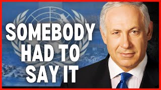 Netanyahu says what NO ONE else will about the UN [upl. by Adihsar941]