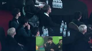 2019 Gaon Chart Music Awards ikon reaction to Seventeen [upl. by Eissirc]