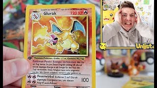 PULLING A 1ST EDITION BASE SET CHARIZARD [upl. by Auqkinahs914]