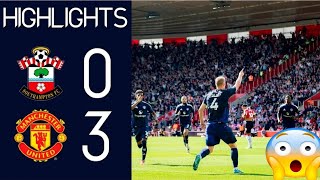 Matthijs de Ligt First GoalManchester United VS Southampton 30 Highlights😍Man Utd Highlight [upl. by Yrrab]