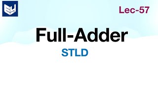 Full adder  Combinational circuit  STLD  Lec57 [upl. by Gosser]