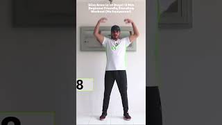 Slim Arms in 30 Days  8 Min Beginner Friendly Standing Workout No Equipment [upl. by Kassab]