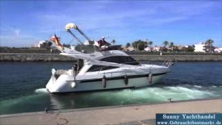 Galeon 340 Fly Test amp Preview Sunny Yachthandel wwwGebrauchtbootmarktde [upl. by Rodmur]