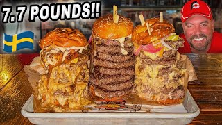 Eat More Than Anyone Else Ever Has to Beat ROSTs Swedish Burger Record Challenge [upl. by Ramad]