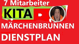 Excel Dienstplan Märchenbrunnen Dienstplan für Kitas und Heim  Monatsplanung [upl. by Thierry]