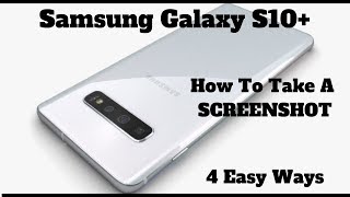 How To Take A SCREENSHOT Galaxy S10 Plus [upl. by Melesa]