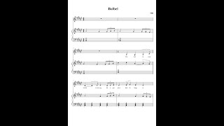 Mili  Bulbel piano sheet [upl. by Ariajay207]