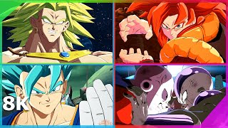 Dragon Ball FighterZ  All Dramatic Finish wDLC Season 3 ENG [upl. by Stasny986]