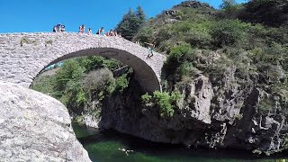 CLIFF JUMPING south FRANCE 2020 ARDÈCHE Pont du Diable [upl. by Sihonn]