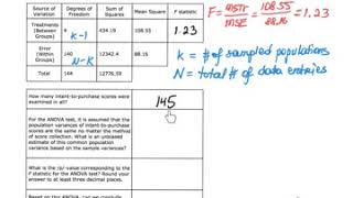 ANOVA hypothesis tests and ANOVA table Part 1 Elementary Statistics in ALEKS [upl. by Weisman447]