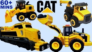 JUGUETES CAMIONES DE CONSTRUCCION CAT MINI MOVERS  CAMION DE VOLTEO CARGADOR EXCAVADORA Y MUCHO MAS [upl. by Marti576]