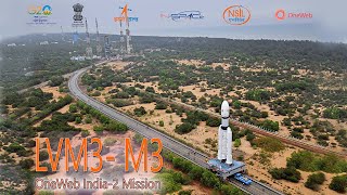 Launch of LVM3M3OneWeb India2 Mission from Satish Dhawan Space Centre SDSC SHAR Sriharikota [upl. by Dulci]