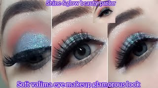 valima eye makeup tutorial step by step Glamorous look bridal eyes makeup  easy eyemakeuptutorial [upl. by Morez]