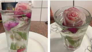 Beautiful serving of cold drink fruits flowers Comment servire les boisson froid fleure fruitsdiy [upl. by Kasey15]