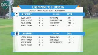 Cricket Tasmania Premier League  U18 Boys  Round 16  Lindisfarne v Glenorchy [upl. by Gabriel566]