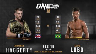 Jonathan HAGGERTY vs Felipe LOBO Full FIGHT [upl. by Monro]