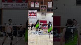 Very high volleyball IQ volleyball elevateyourself coachdonny volleyballshorts volleyballworld [upl. by Grekin]