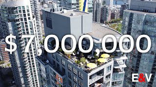 What a 7000000 Penthouse in Downtown Vancouver Looks Like [upl. by Teferi868]