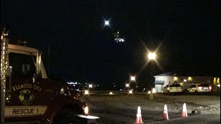 EC135 Airbus Helicopter Landing Hot Loading Live Rescue Lights Sirens Ambulance Race to HeliPad [upl. by Lunn]