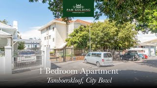 1 bedroom apartment for sale in Tamboerskloof  Pam Golding Properties [upl. by Edalb]