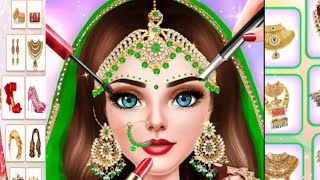 bridal makeup video Indian wedding dress up style Bollywood actors makeup video Khushbu Bharati [upl. by Aletsirc]