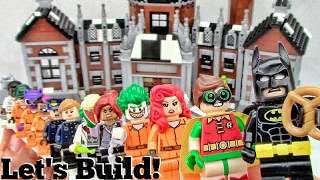 THE LEGO BATMAN MOVIE Arkham Asylum 70912  Lets Build Part 3 [upl. by Etennaej]